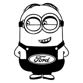 Sticker Minion Ford