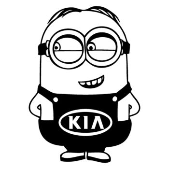 Minion Kia Motors decal