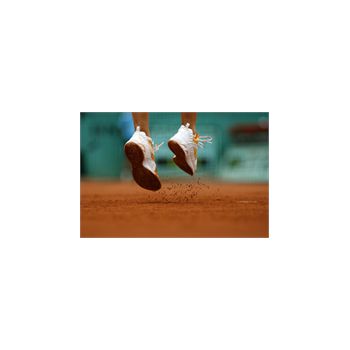 Sticker Déco Saut Joueur de Tennis