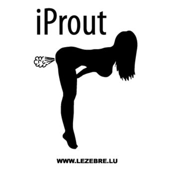 Sweat-Shirt iProut Parodie iPhone