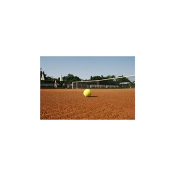 Sticker Déco Balle sur terrain de Tennis