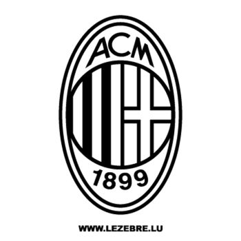 Sticker AC Milan Logo