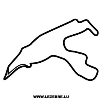 Spa-Francorchamps Belgium Circuit Decal