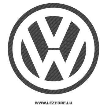 Volkswagen VW Logo Carbon Decal