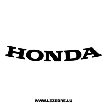 Sticker Honda Courbé