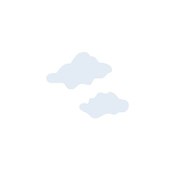 Sticker Dekorativ nuage scbythesee
