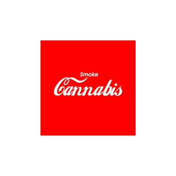 Tee shirt Smoke Cannabis parodie Enjoy Coca-Cola