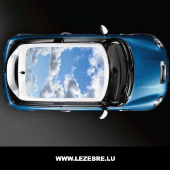 Clouds car roof sticker