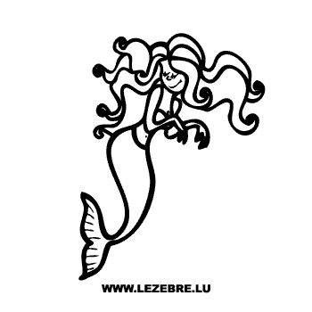 Sticker Meerjungfrau