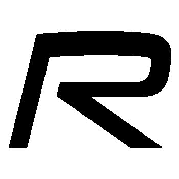 Sticker Volvo R-Line R-Design Logo