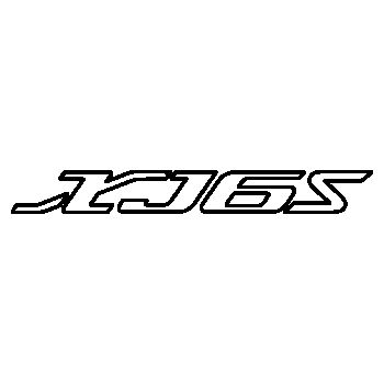 Yamaha XJ6S stroke logo Decal