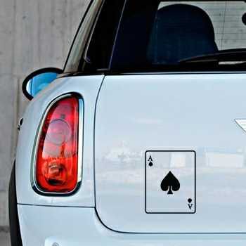Ace of Spades Mini Decal