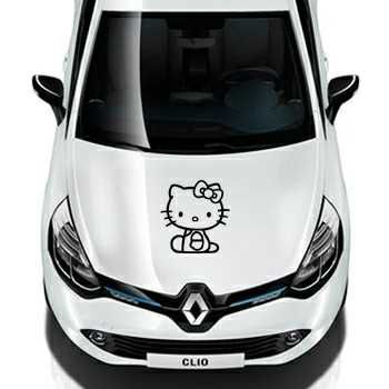 Seated Hello Kitty Renault Decal