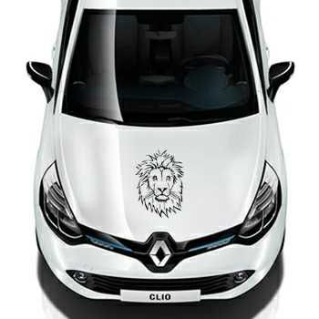 Lion Face Renault Decal