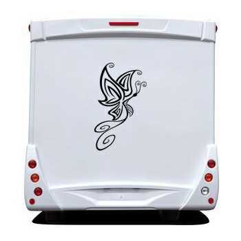 Tribal butterfly Camping Car Decal