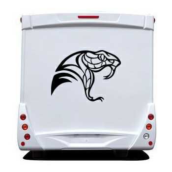 Snake Head Camping Car Decal