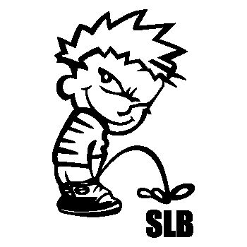 T-shirt humour Calvin pisse SL BENFICA
