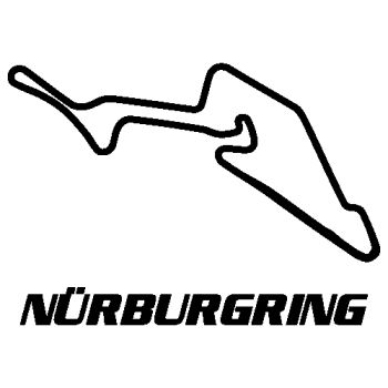 Sticker Rennstrecke Nurburgring Deutschland