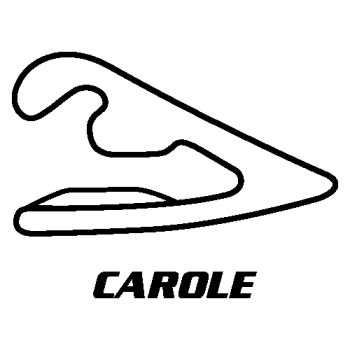 Sticker Rennstrecke Carole