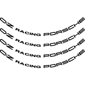 OZ Racing Porsche wheels decals set (18" in)