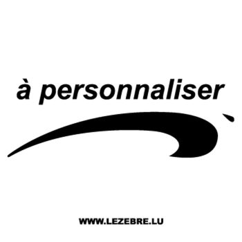 Stickers Camping-car, Brice de Nice "to personalize"