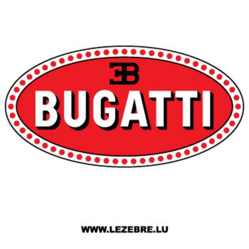  Sticker Bugatti Logo