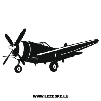 Airplane Decal 3 for camper