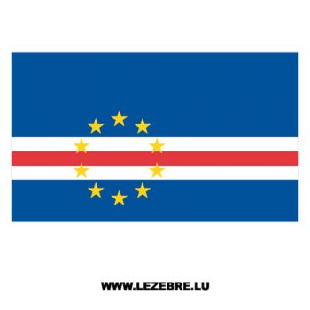 Cape Verde Flag Decal
