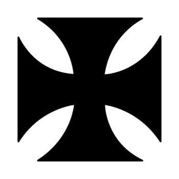 Stencil Maltese Cross