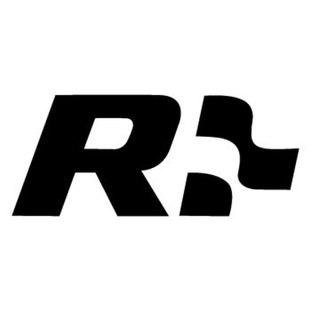 Stencil VW Volkswagen "R" Racing Logo Inverted