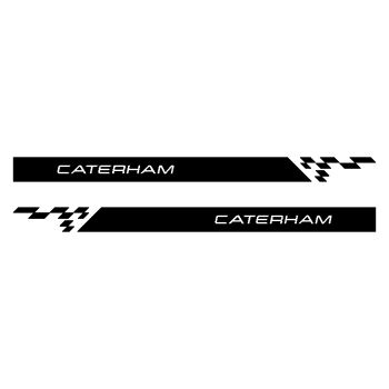 Car side Caterham stripes stickers set