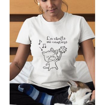 Tee-shirt La Chatte Mi Cantare