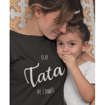 Tee-shirt Élue Tata de l'Année