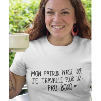 Tee-shirt Je travaille Pro Bono