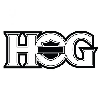 Harley Davidson HOG Logo Decal