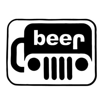 Sticker Jeep Beer