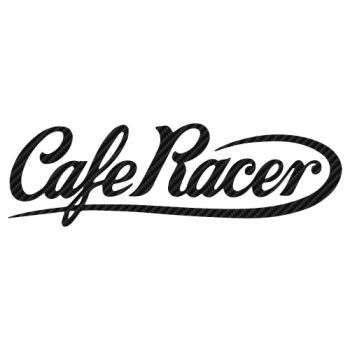 Café Racers Karbon Aufkleber