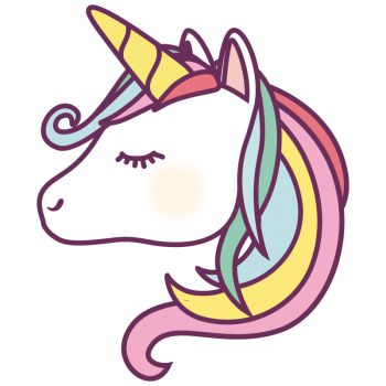 Unicorn Profile Decal