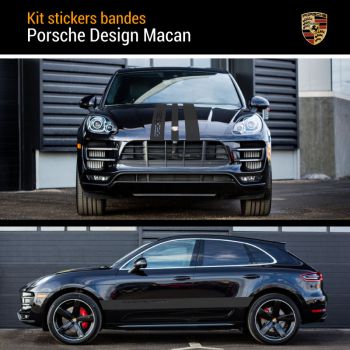 Porsche Design Macan Aufkleber Set
