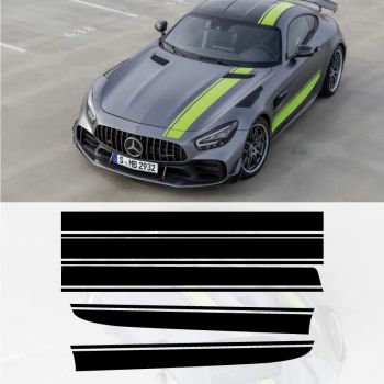 Kit Stickers Bandes Mercedes AMG GTR Pro