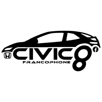 Honda Civic 8 Francophone Club Decal