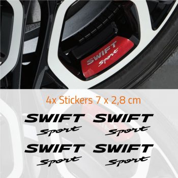 Kit Stickers Jantes Suzuki Swift Sport