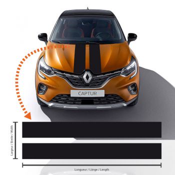 Renault Captur Double Stripes Decal
