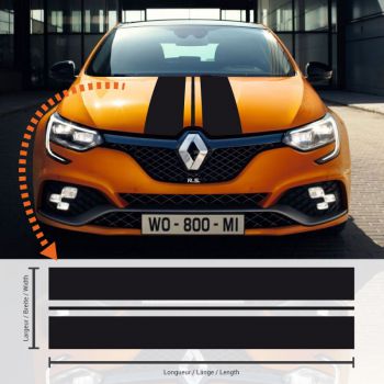 Sticker Bande Racing Renault Mégane IV #6