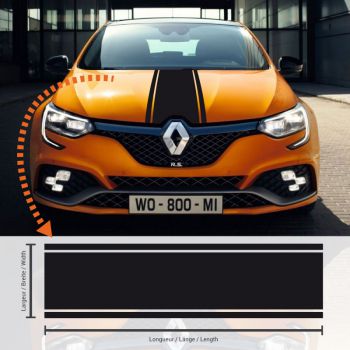 ​Renault Megane IV Racing Stripes Decal #3