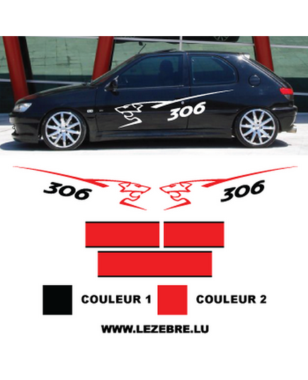 Kit stickers Peugeot 306