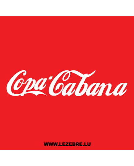 Tee-shirt Copa Cabana parodie Coca-cola