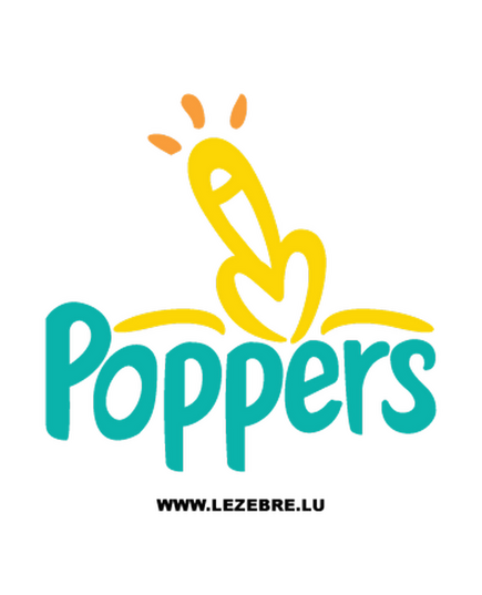 Tee-shirt Poppers parodie Pampers