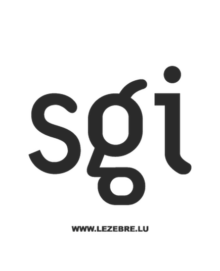 Sticker SGI Sillicongraphics Logo