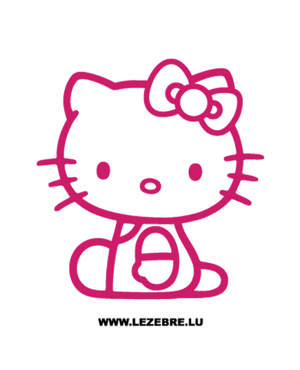 Sticker Deko Hello Kitty Assis